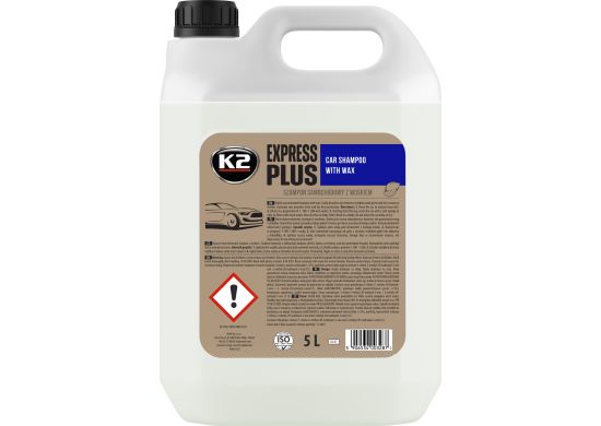 k2 Autoexpress Plus Concentrated Shampoo with Wax 5L